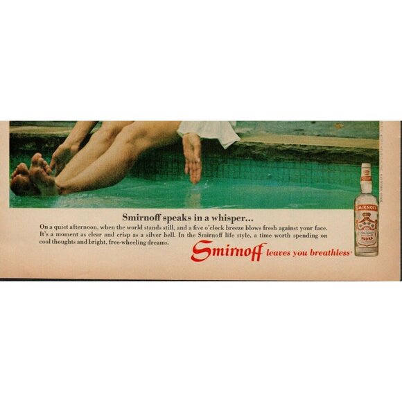 1970 Smirnoff Vodka Vintage Print Ad (L12) - Picture 3 of 3